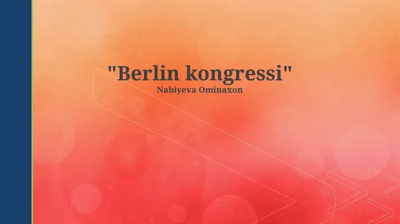 Berlin kongressi
