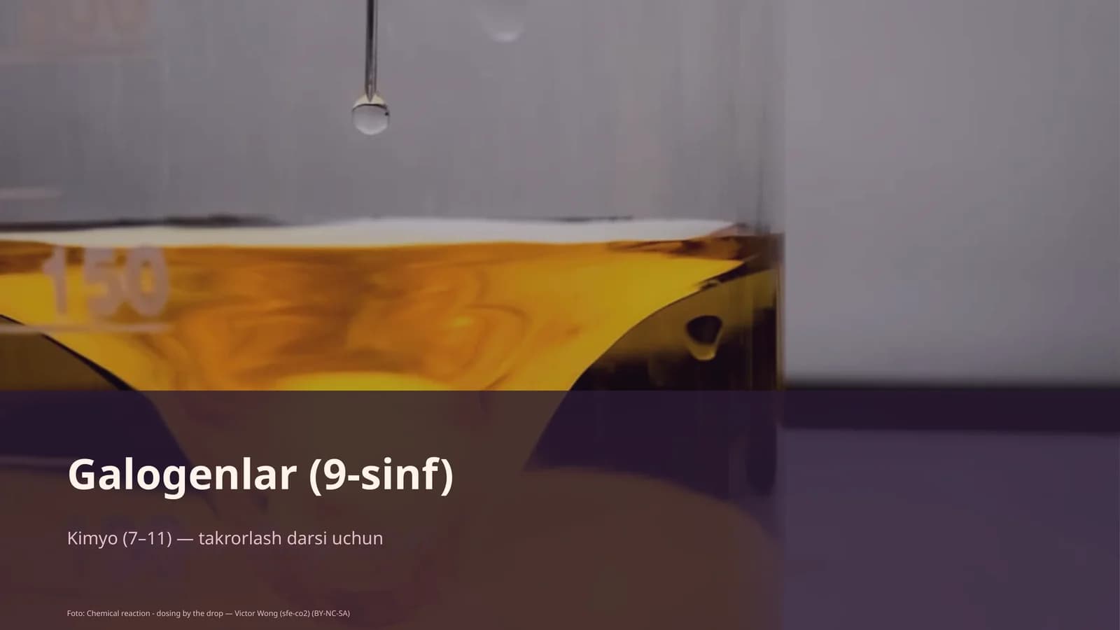 Galogenlar (9-sinf)