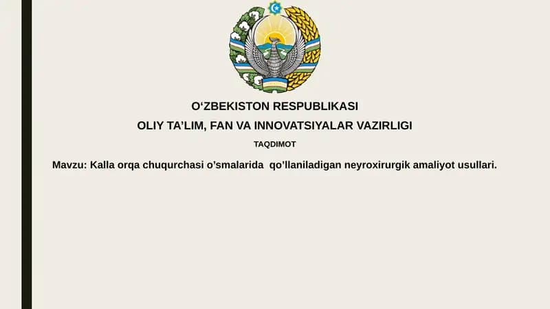 Nayroxirurgik yondashuvlar