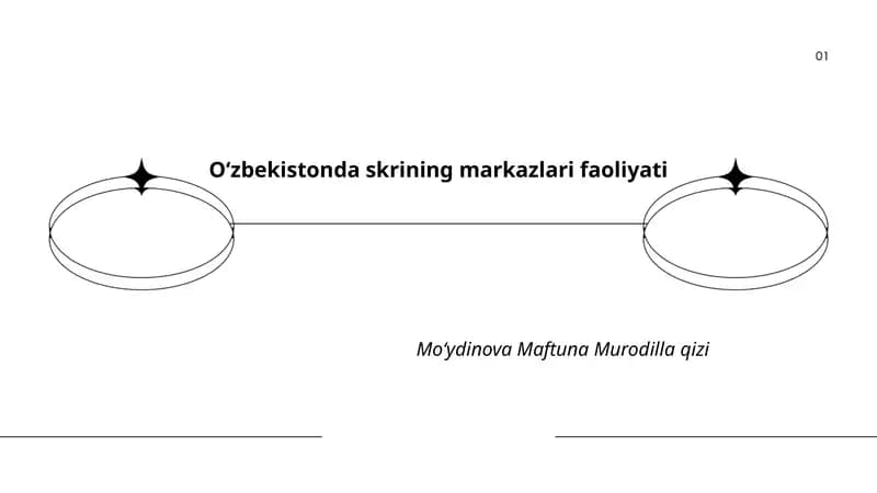 Oʻzbekistonda skrining markazlari faoliyati