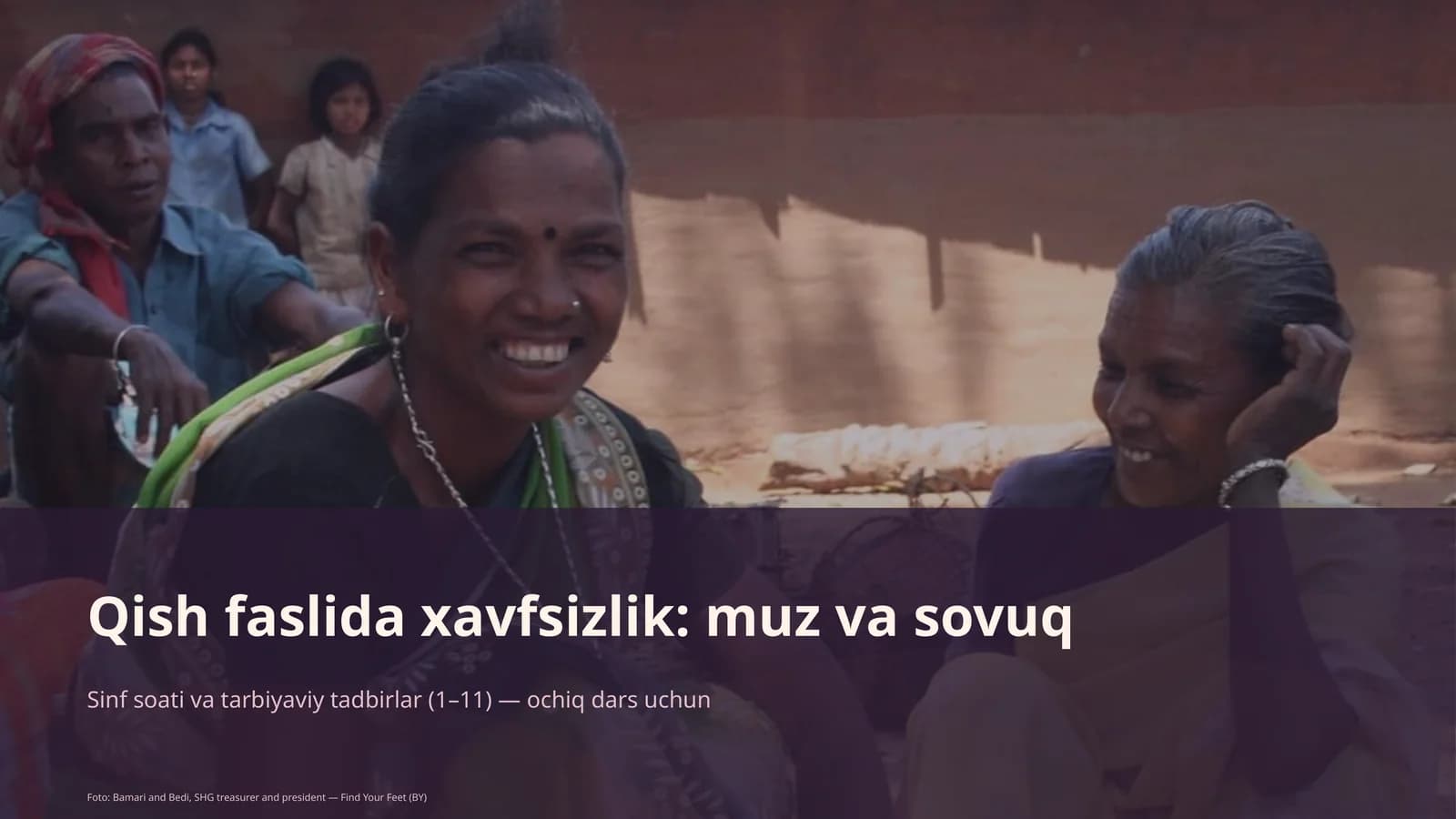 Qish faslida xavfsizlik: muz va sovuq