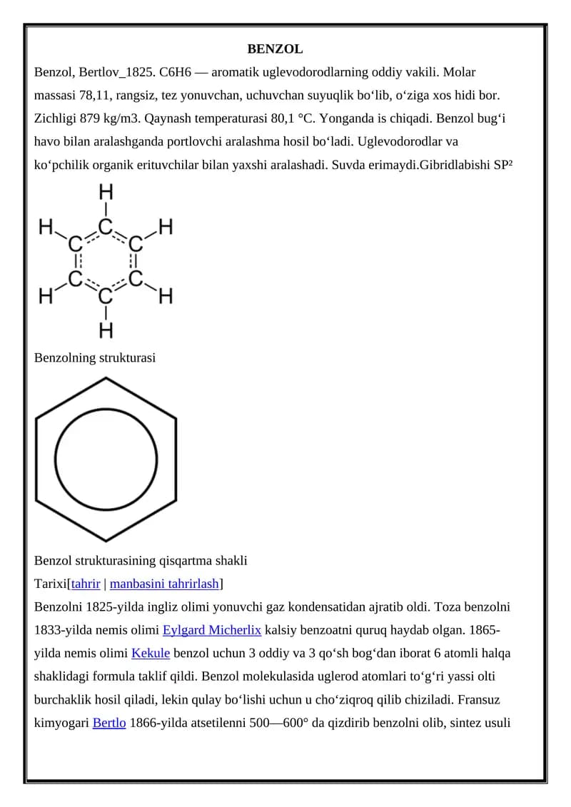 Benzol
