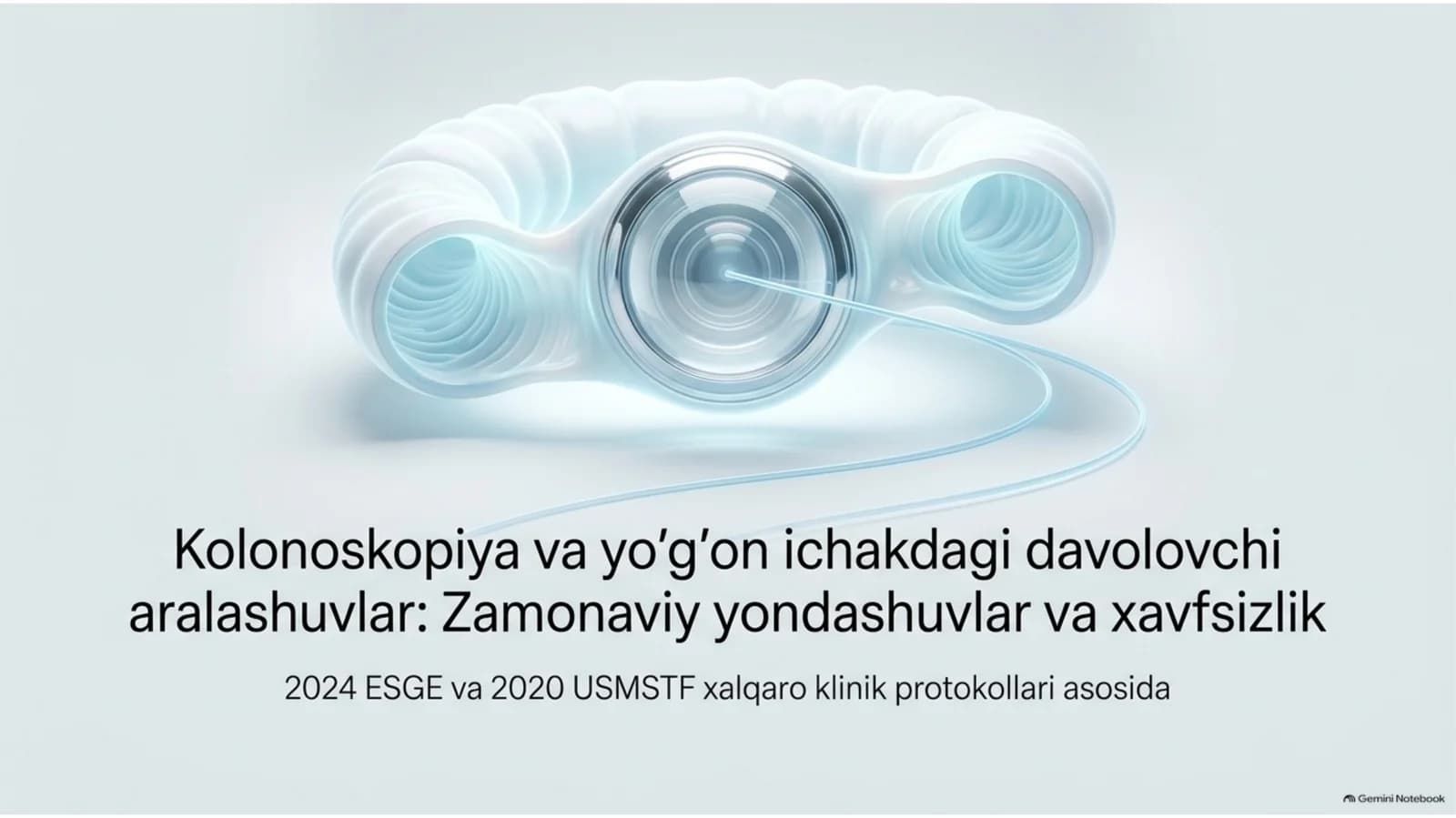 Kolonoskopiya va davolovchi endoskopik muolajalar | 15 slayd