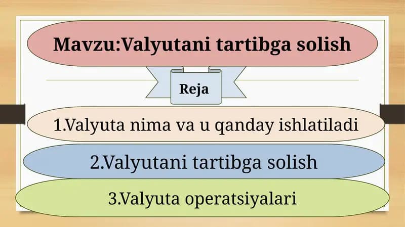 Valyutanitartibga solish
