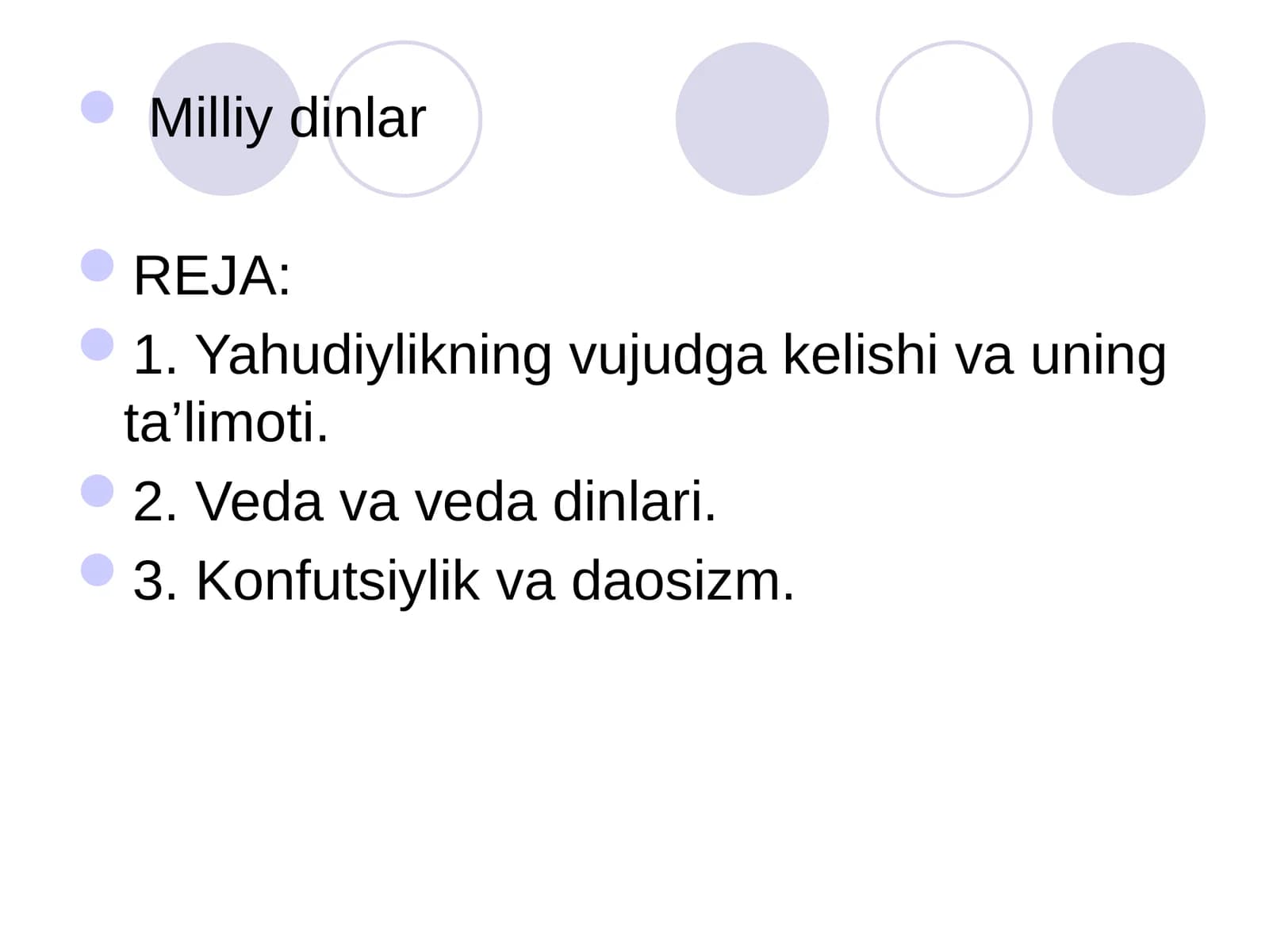 Milliy dinlar