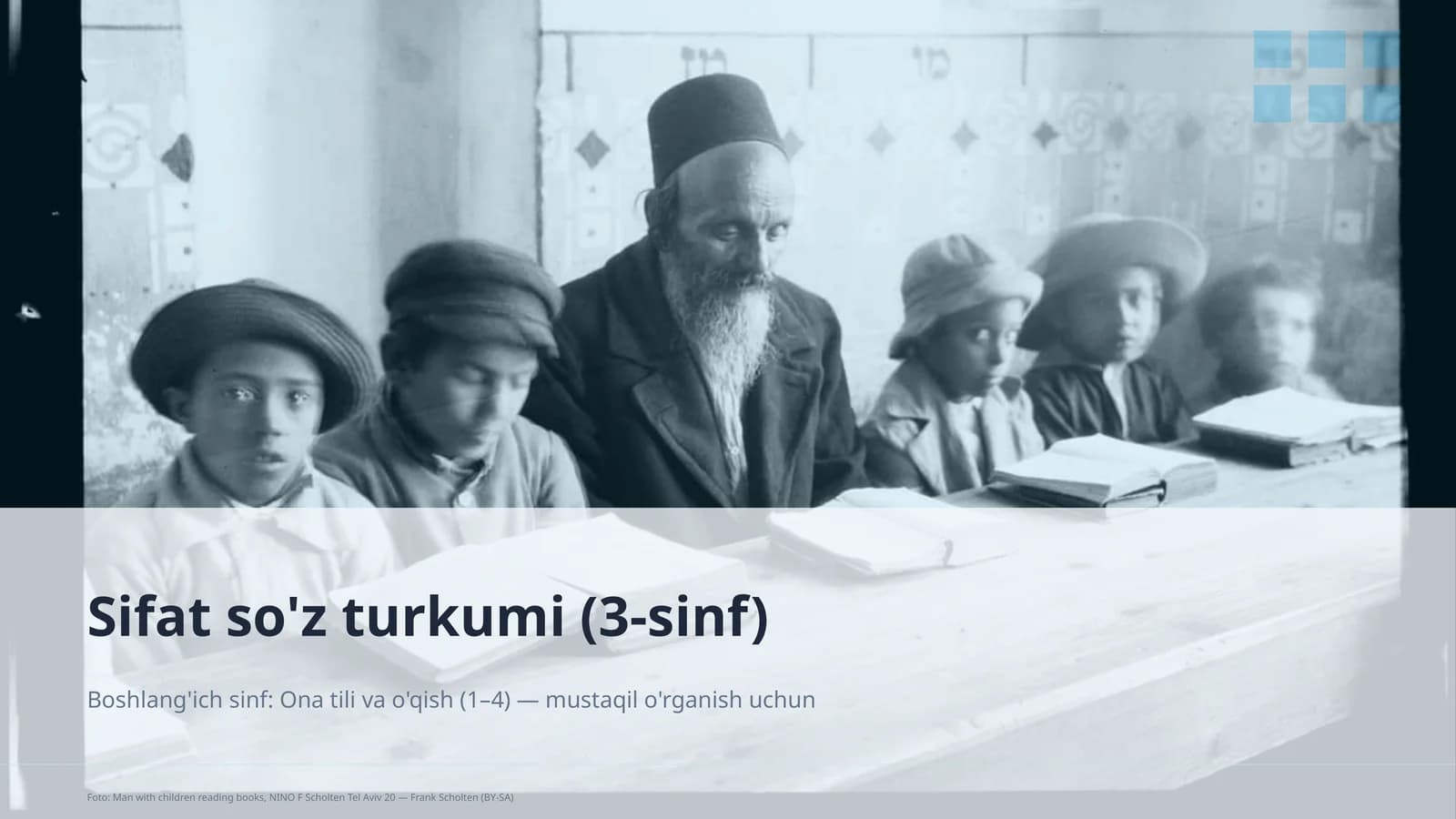 Sifat so'z turkumi (3-sinf)