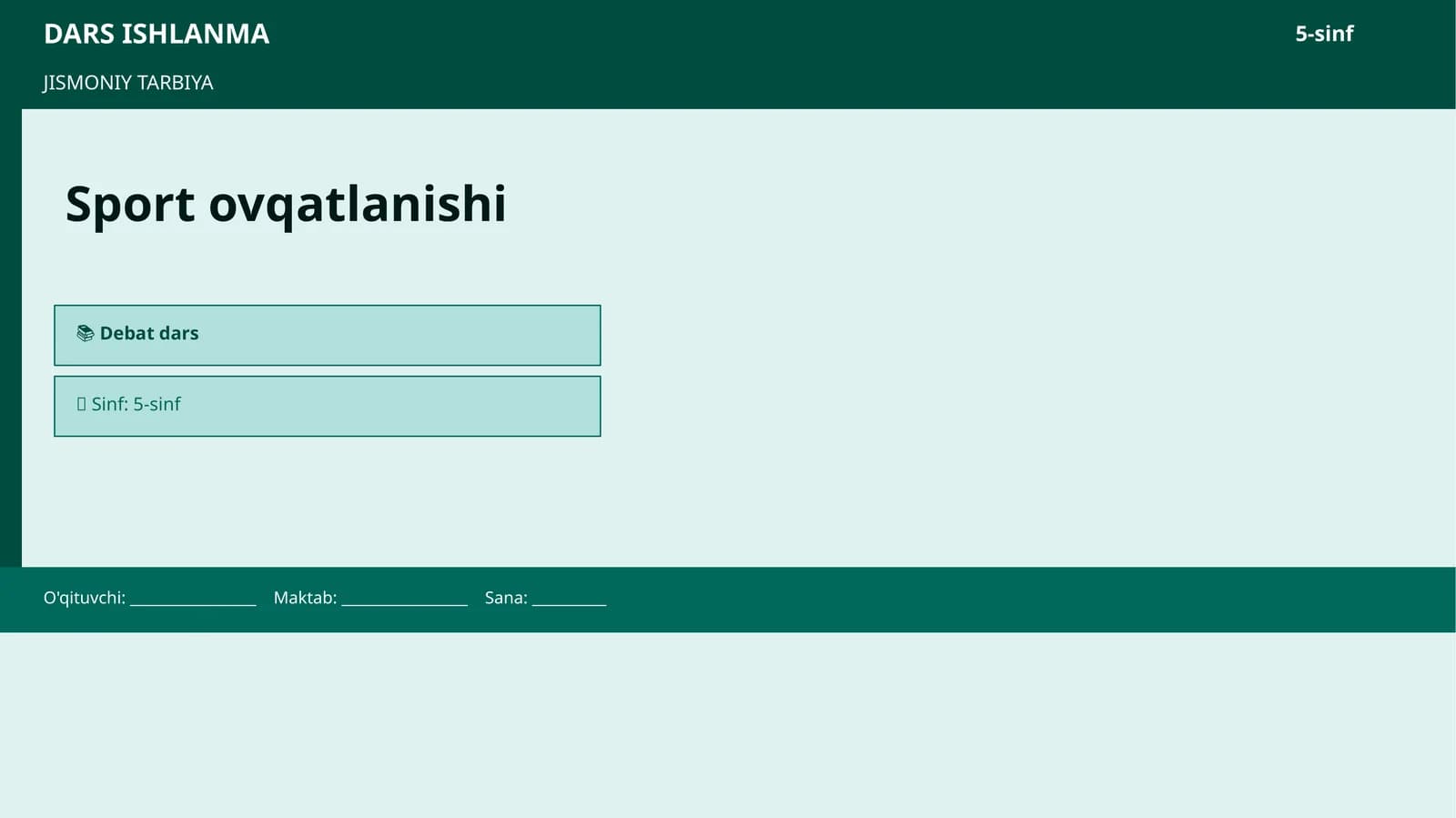 Sport ovqatlanishi