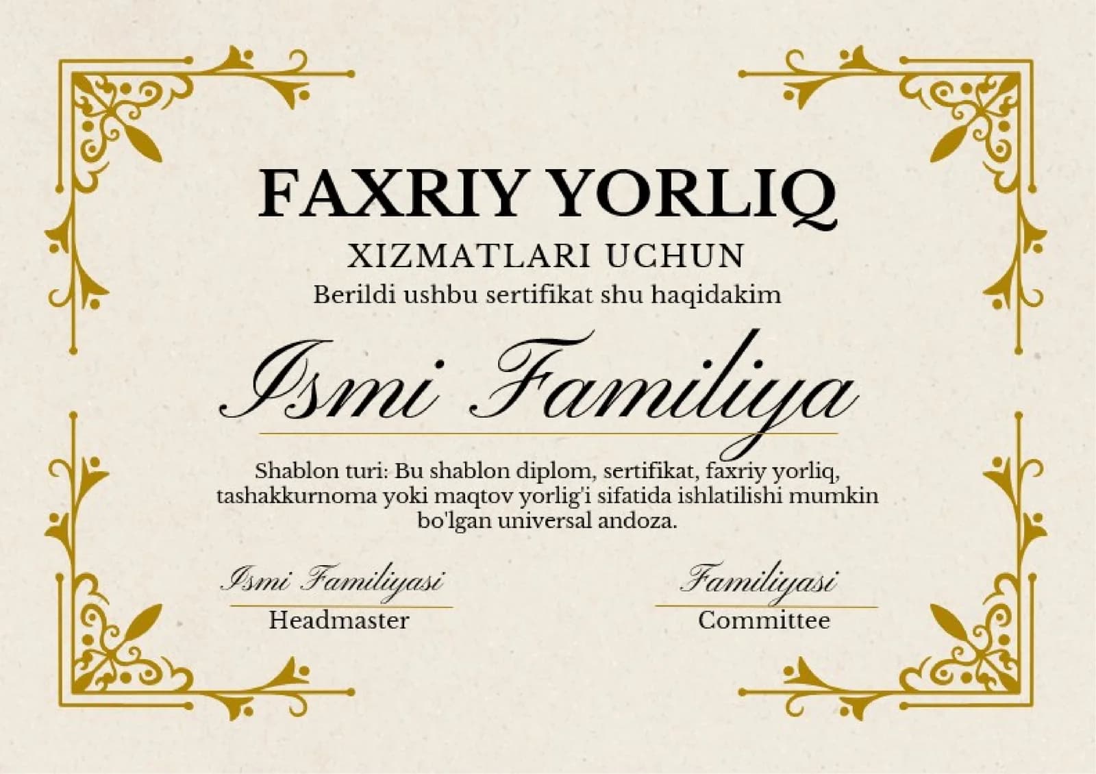 FAXRIY YORLIQ