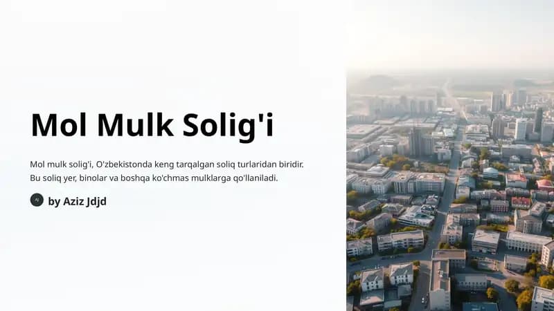 Mol Mulk Solig'i