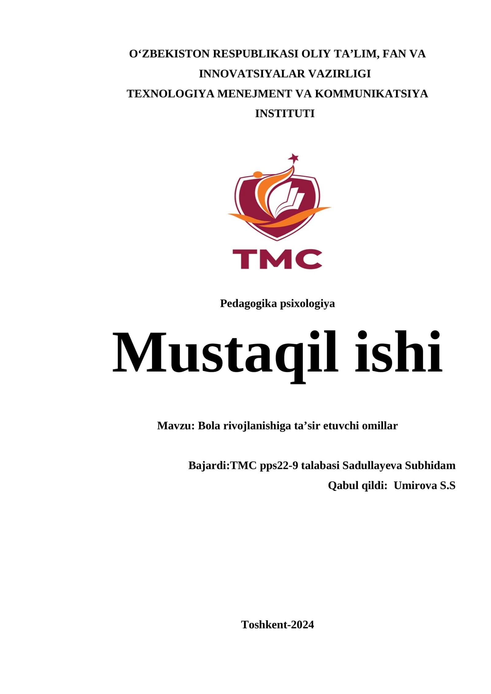Bolani tayyorlash metodlari
