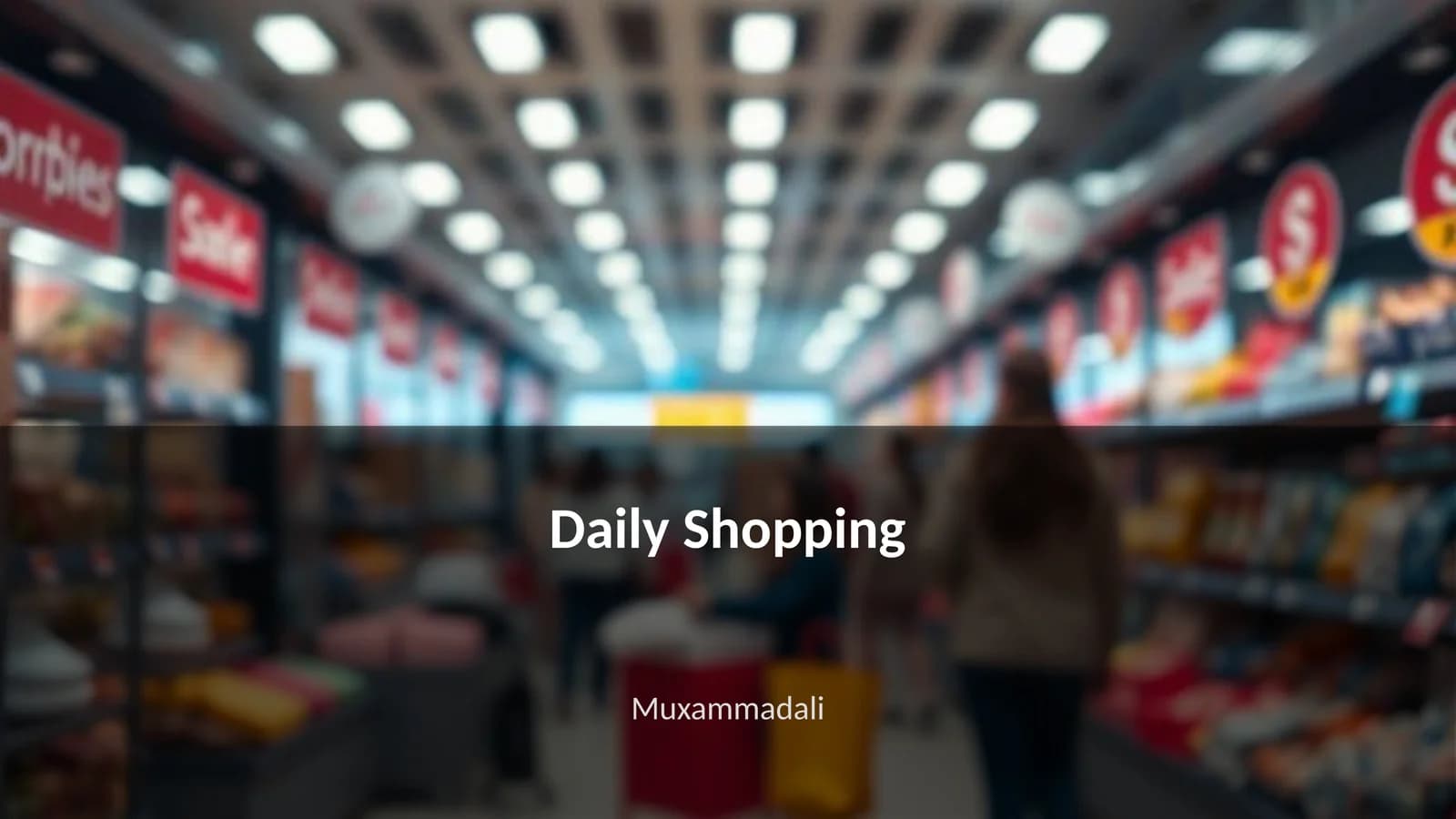 Daily Shopping