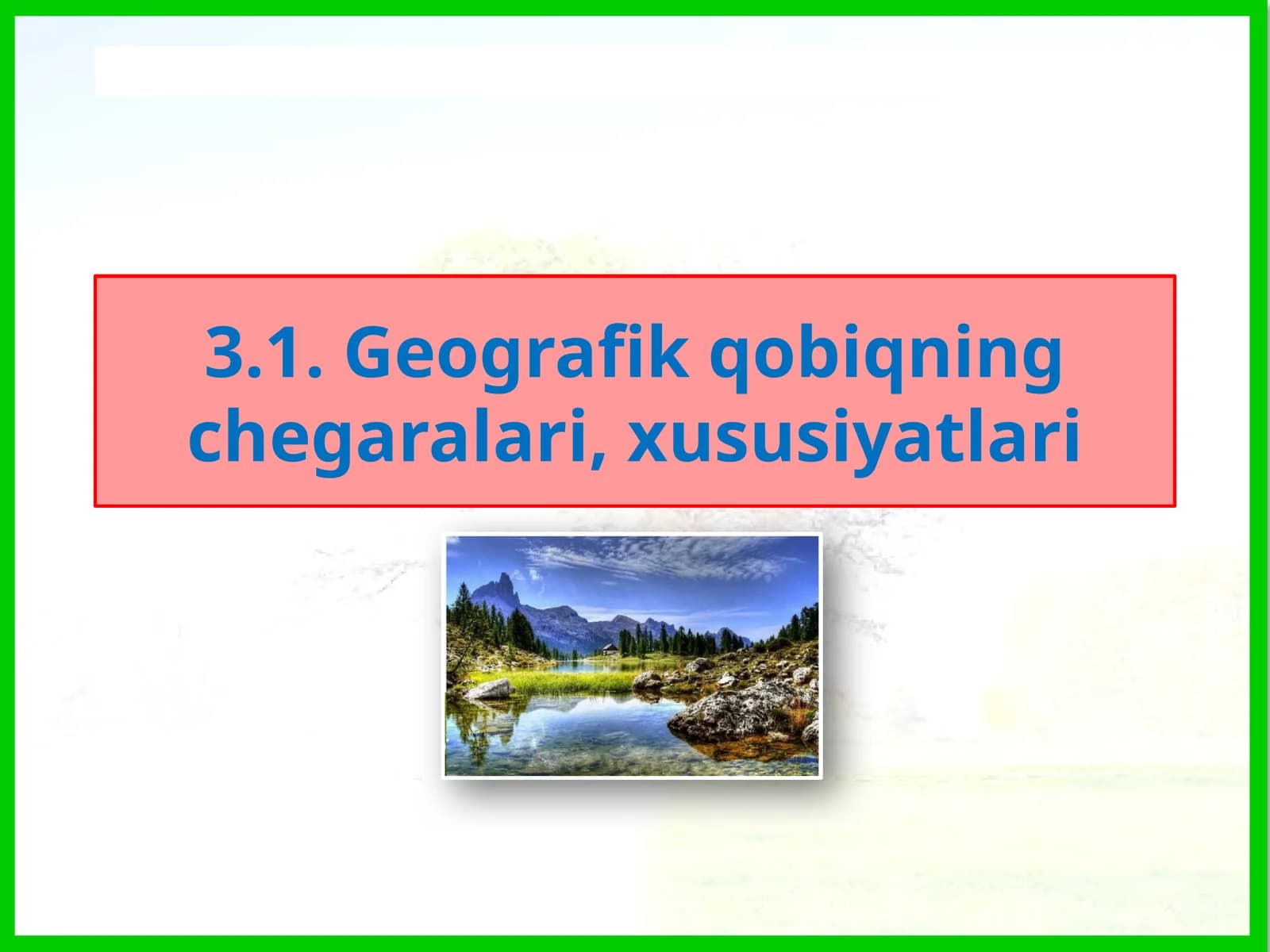 GЕОGRАFIK KООRDINАTАLАR