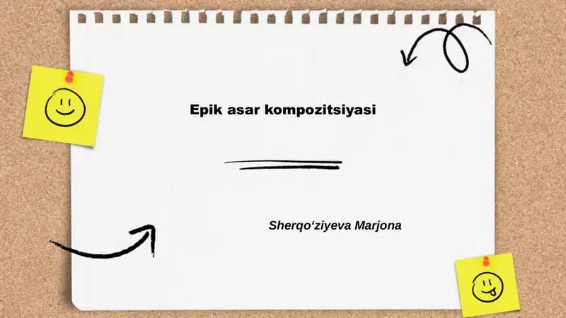 Epik asar kompozitsiyasi