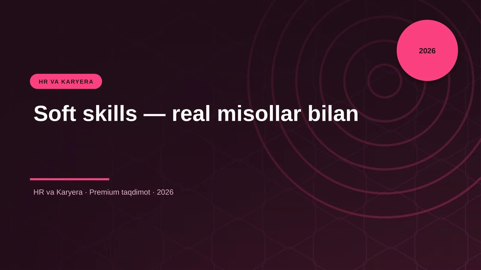 Soft skills — real misollar bilan