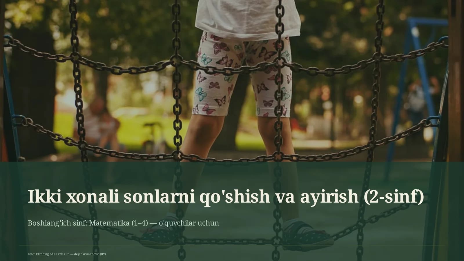 Ikki xonali sonlarni qo'shish va ayirish (2-sinf)