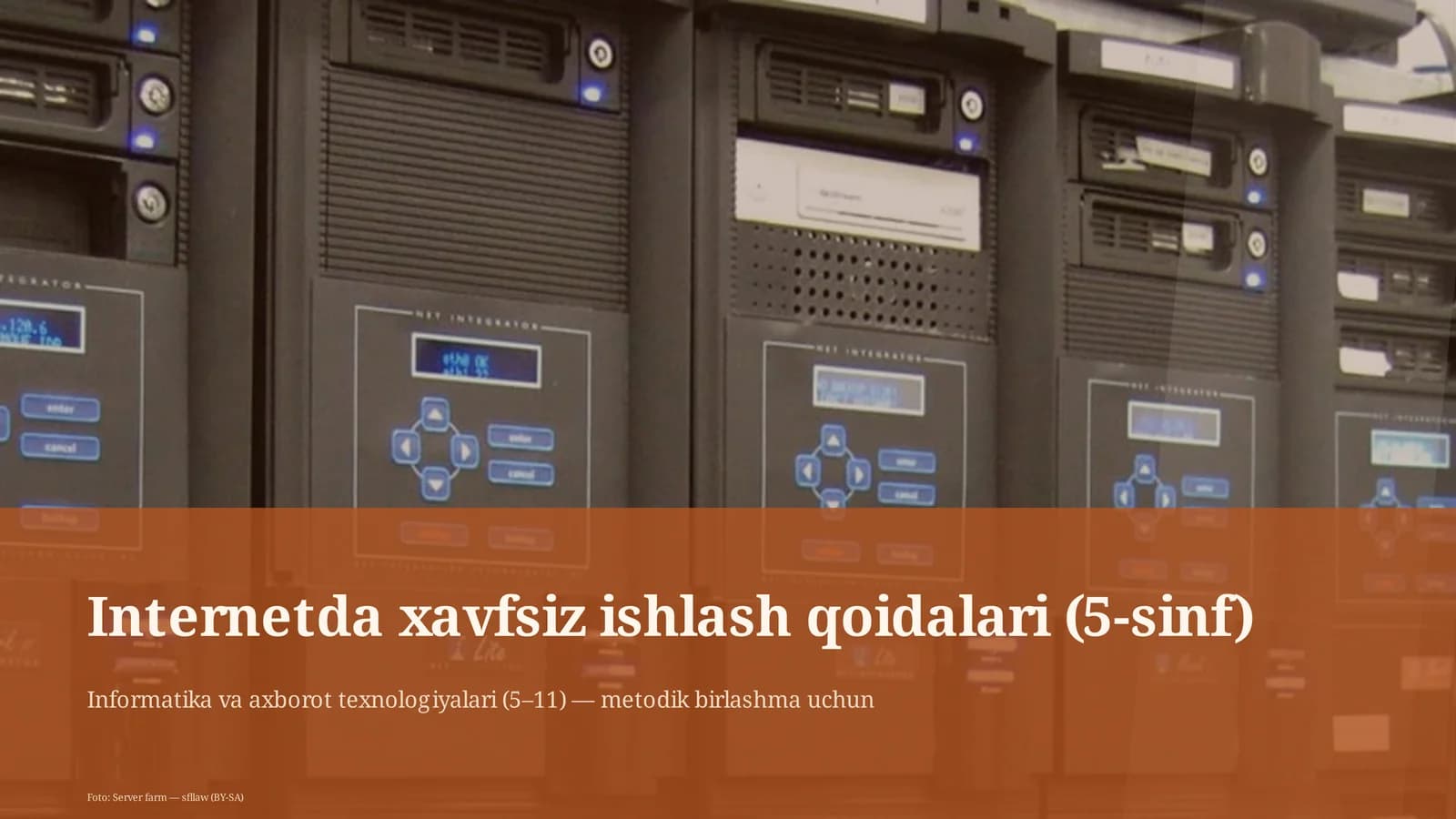 Internetda xavfsiz ishlash qoidalari (5-sinf)