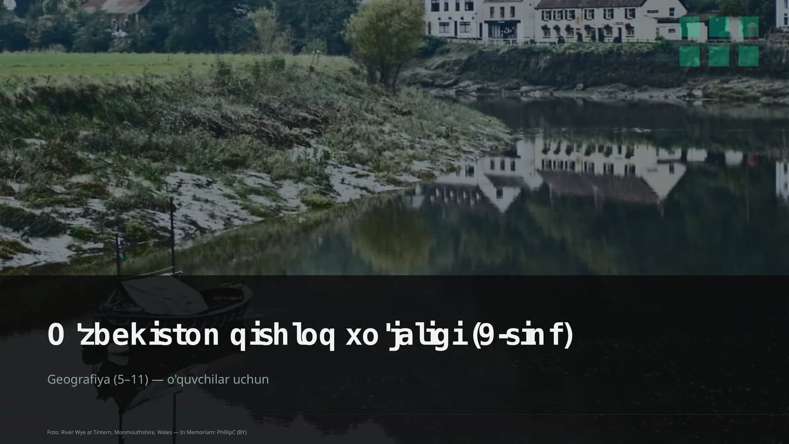 O'zbekiston qishloq xo'jaligi (9-sinf)