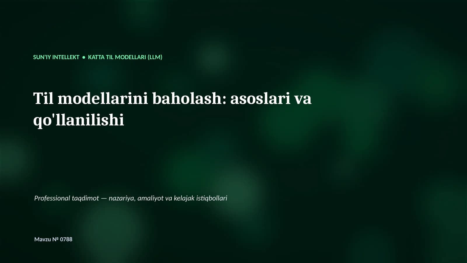 Katta Til Modellari (LLM)