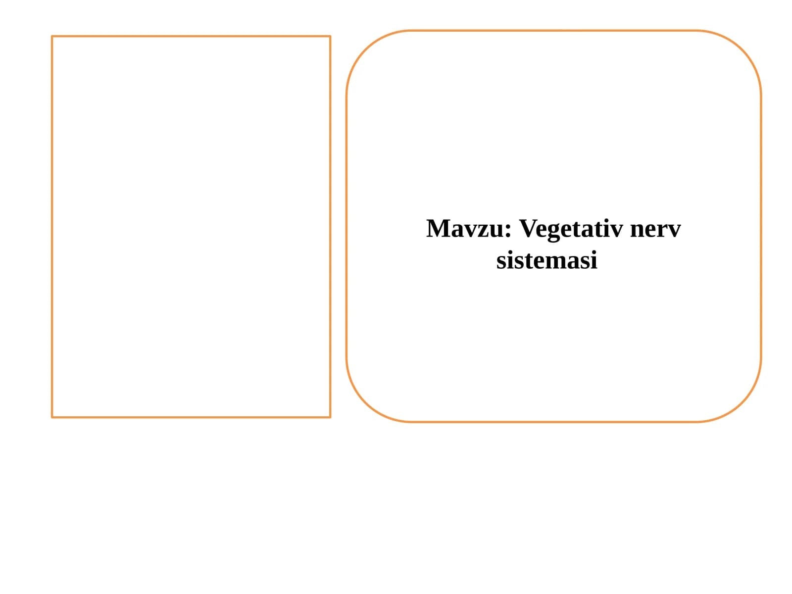 Vegetativ nerv sistemasi