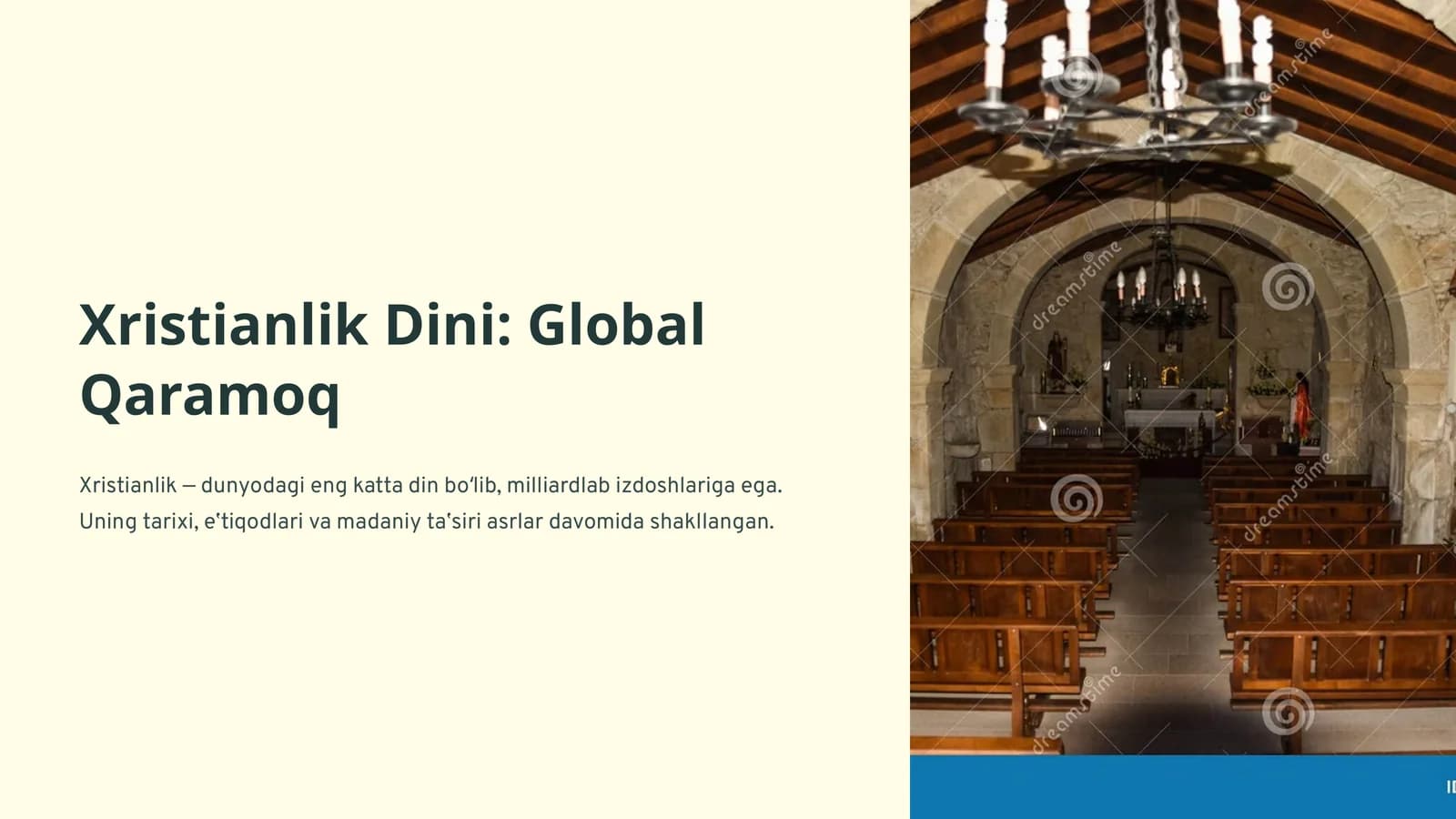 Xristianlik Dini: Global Qaramoq