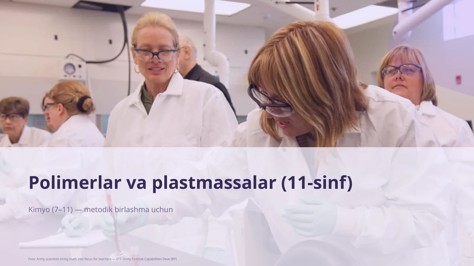 Polimerlar va plastmassalar (11-sinf)