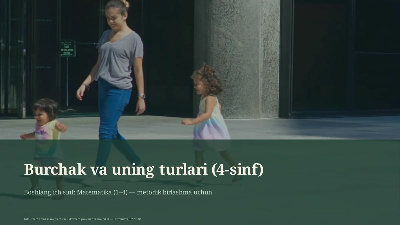 Burchak va uning turlari (4-sinf)