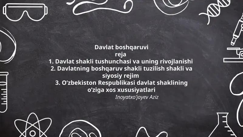 Davlat boshqaruvi