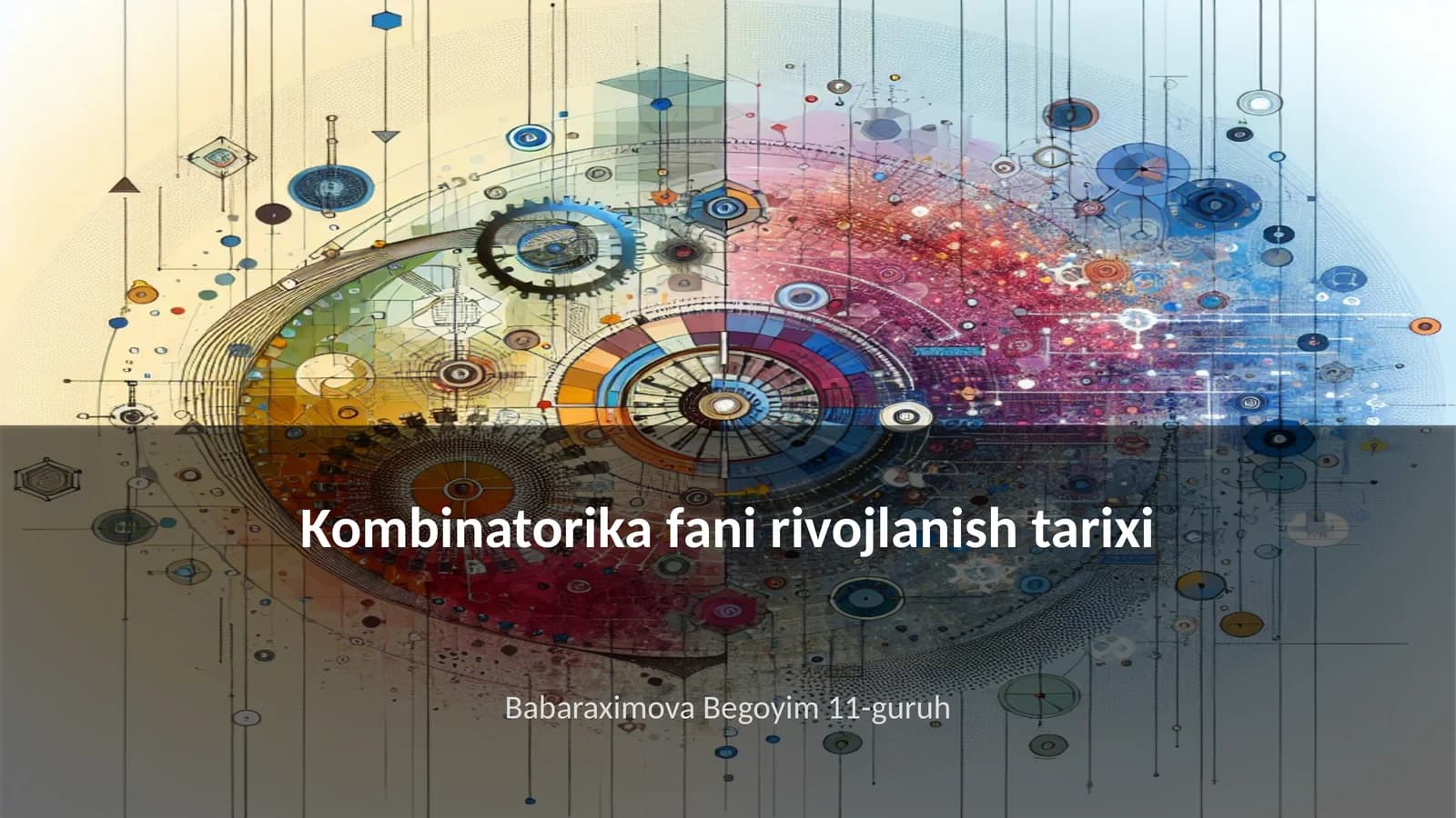 Kombinatorika fani rivojlanish tarixi