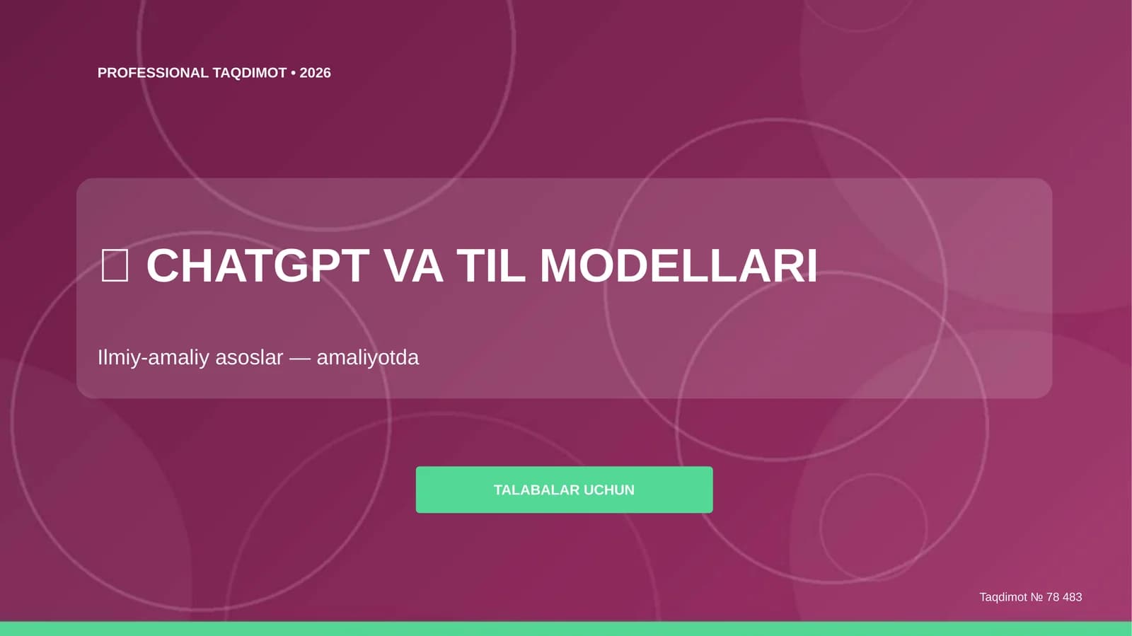 CHATGPT VA TIL MODELLARI