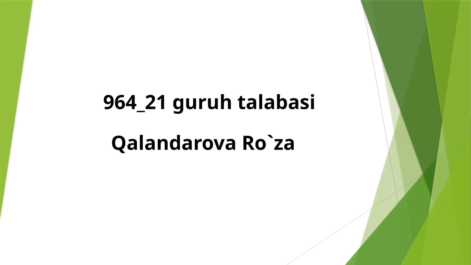 964_21 guruh talabasi