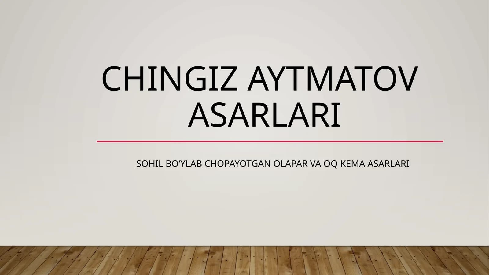 ChingizAytmatovasarlari