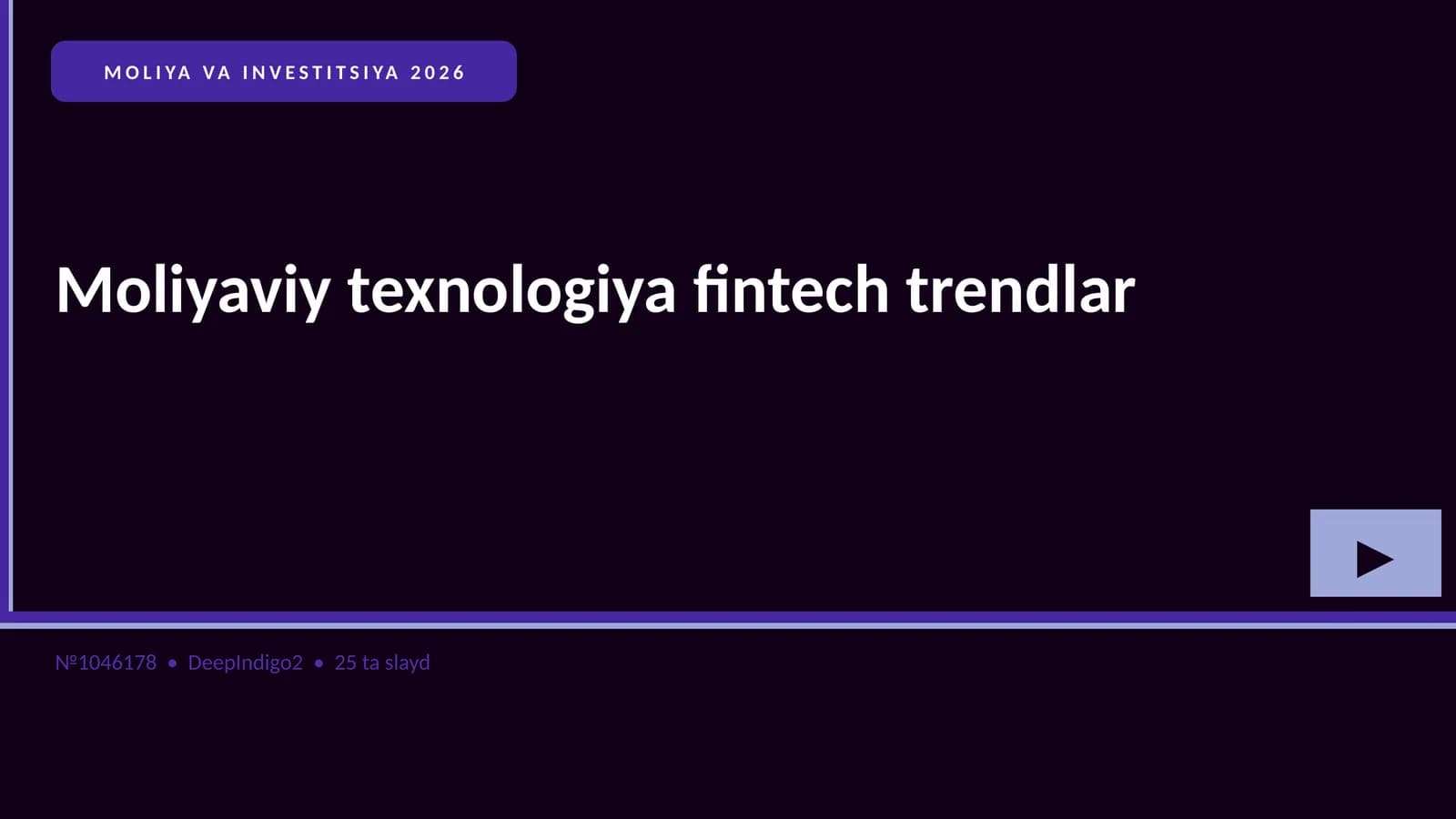 Moliyaviy texnologiya fintech trendlar