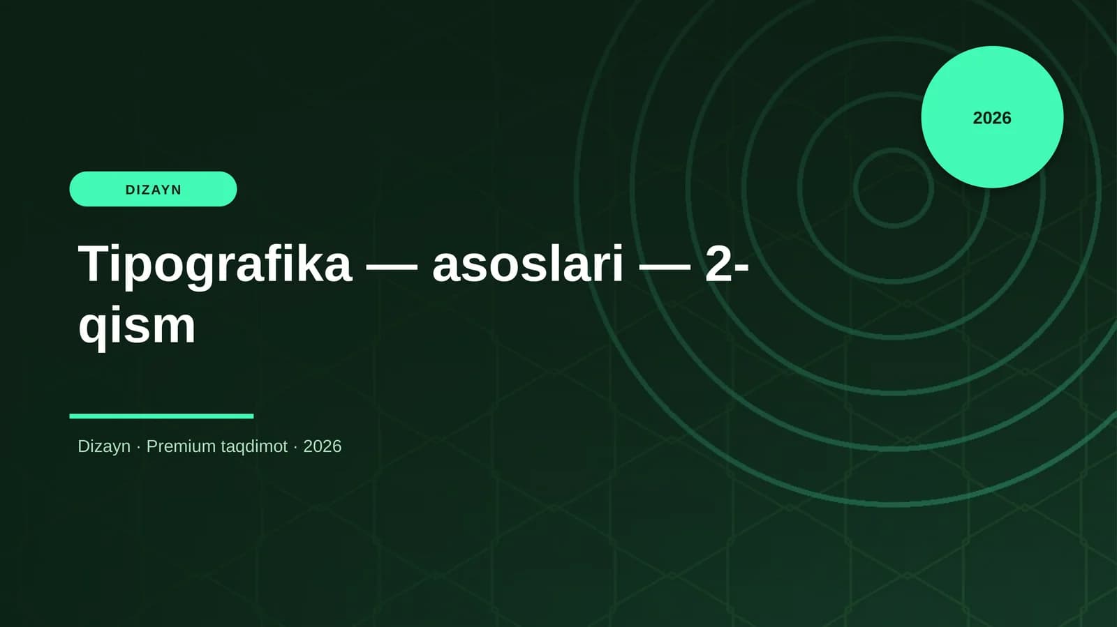 Tipografika — asoslari — 2-qism