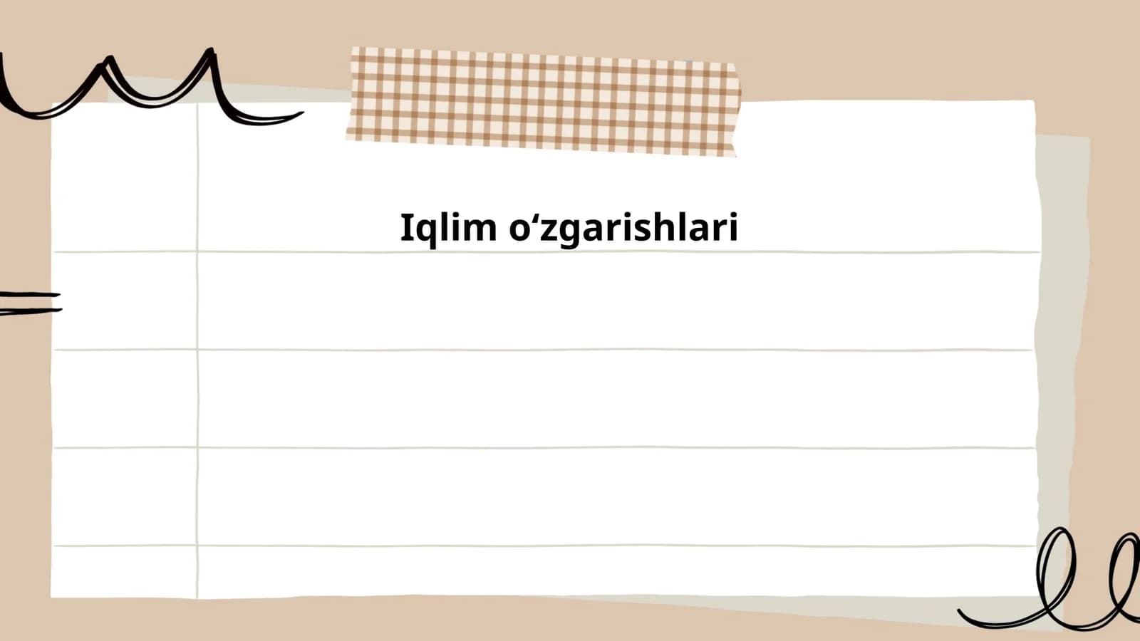 Iqlim oʻzgarishlari