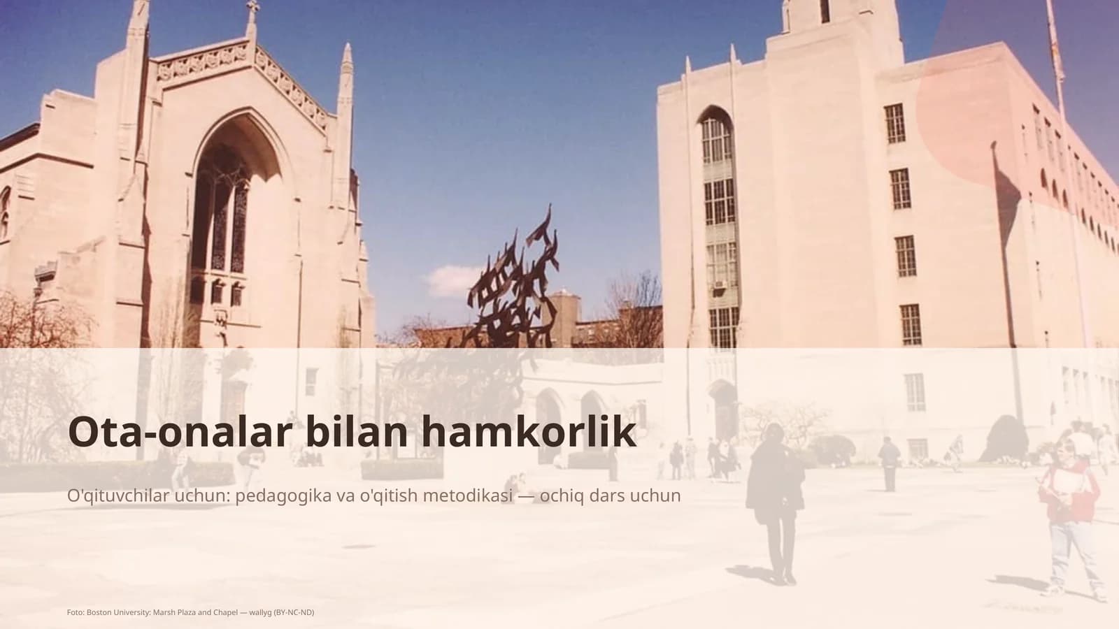 O'qituvchilar uchun: pedagogika va o'qitish metodikasi