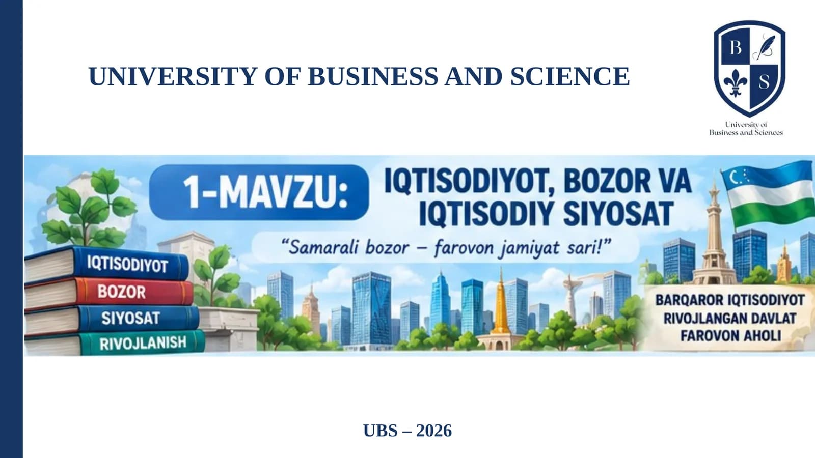 Iqtisodiy siyosat 1-amaliy