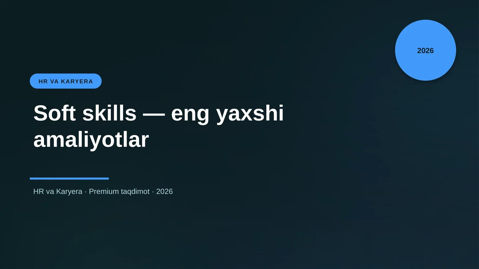 Soft skills — eng yaxshi amaliyotlar
