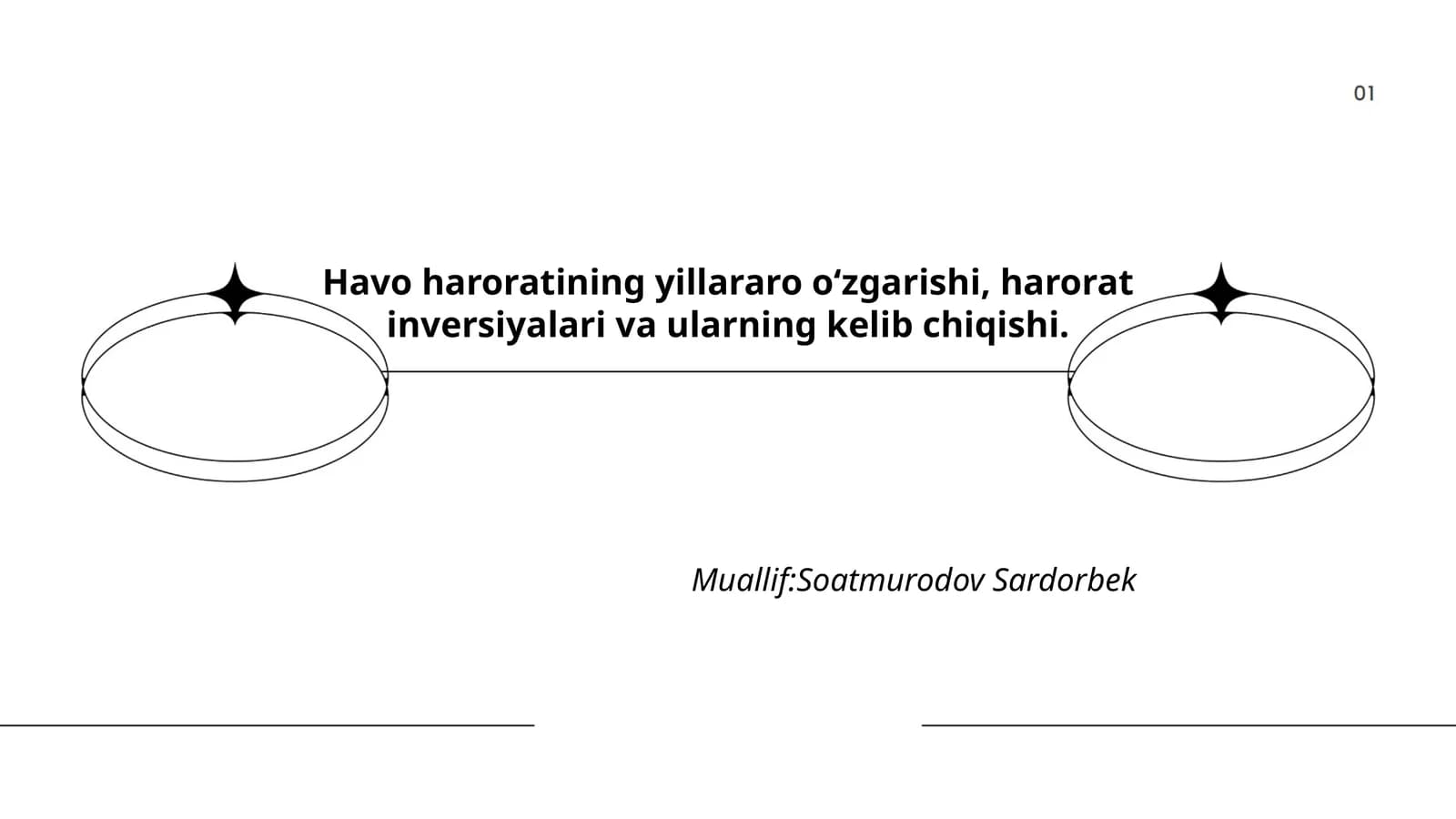 Yillararo havo harorati o‘zgarishlari