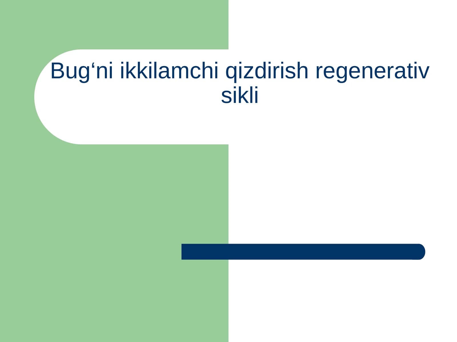 Ikkilamchi qizdirish bug‘i