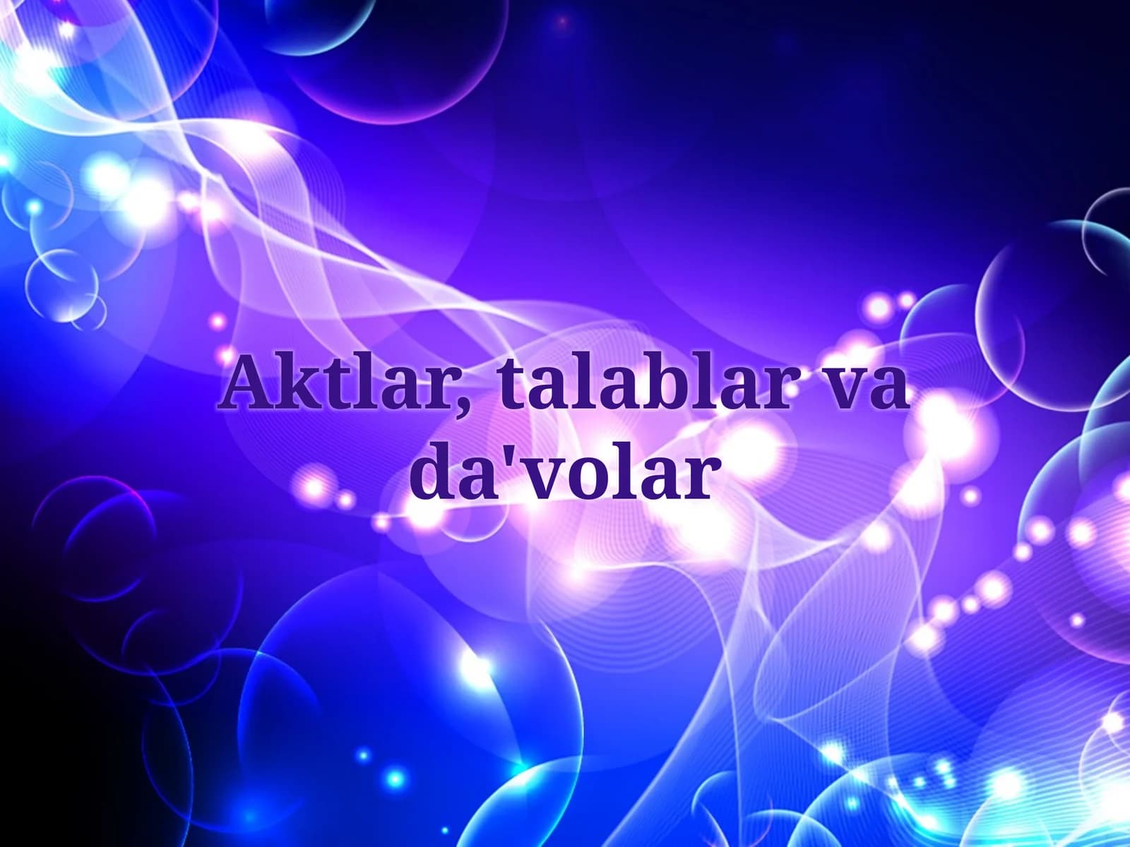 Tijorat akti va umumiy shakldagi akt