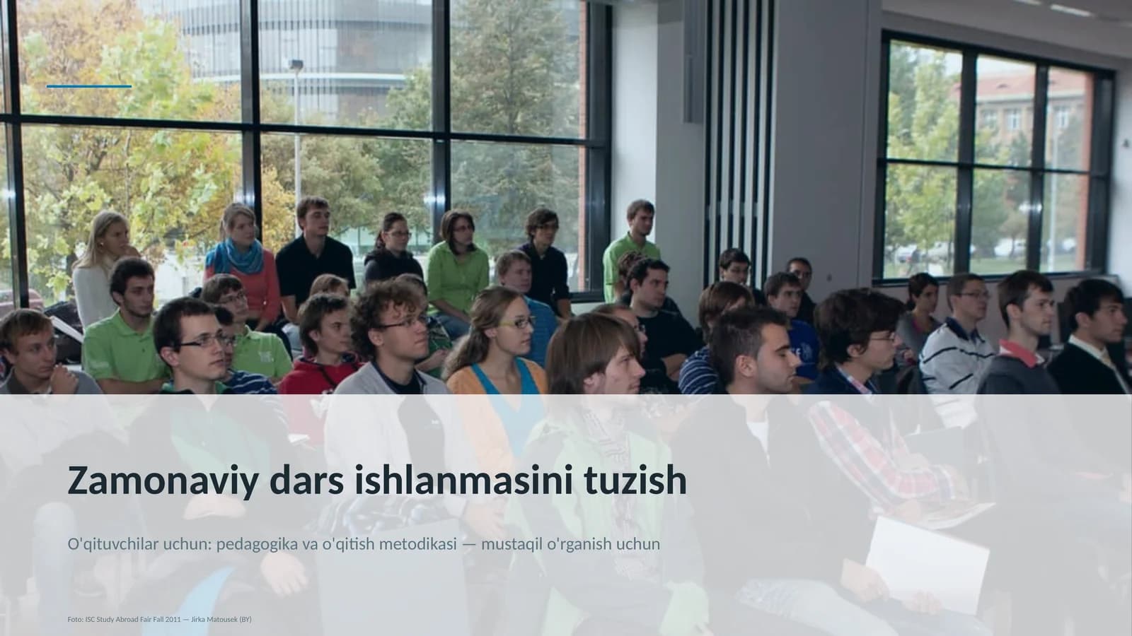 Zamonaviy dars ishlanmasini tuzish