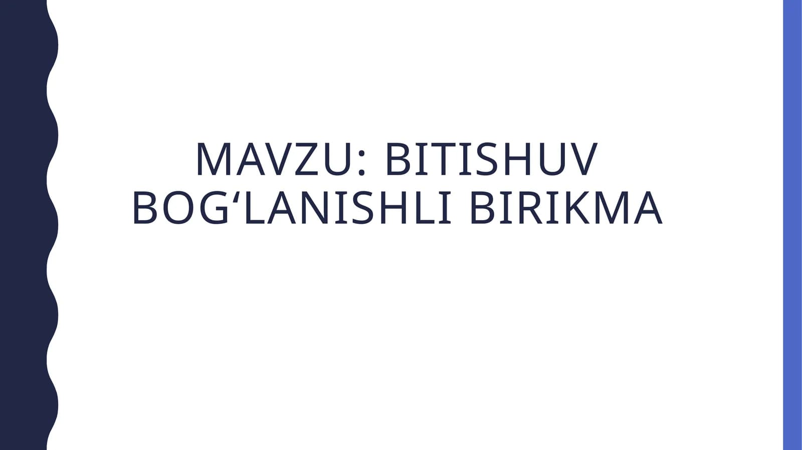 bitishuv bog‘lanishli birikma