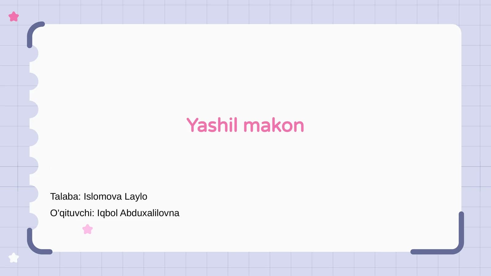 Yashil makon