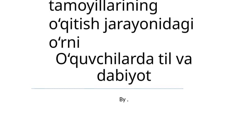 Ta’lim tamoyillari. Ta’lim tamoyillarining o‘qitish jarayonidagi o‘rni