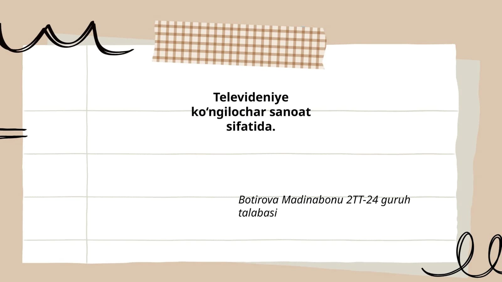 ***Televideniyening rivojlanishi***