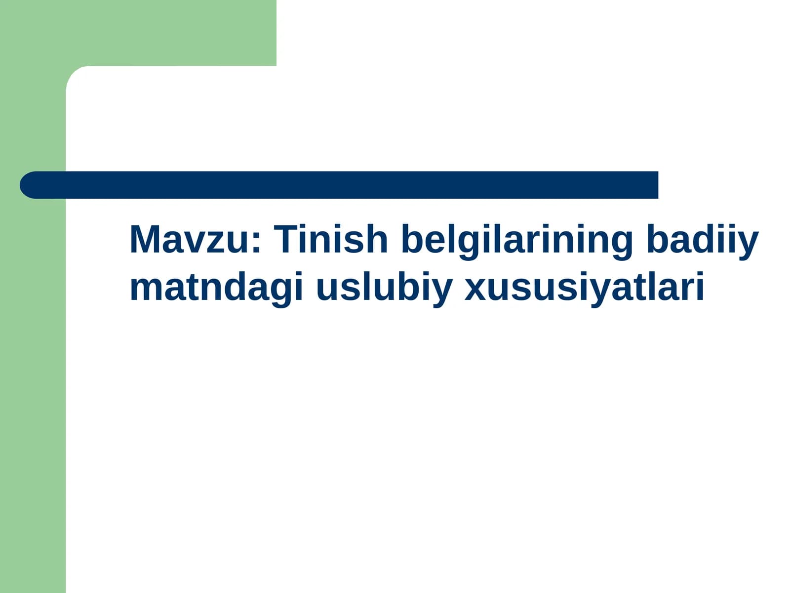 Tinishbelgilariningbadiiymatndagiuslubiyxususiyatlari