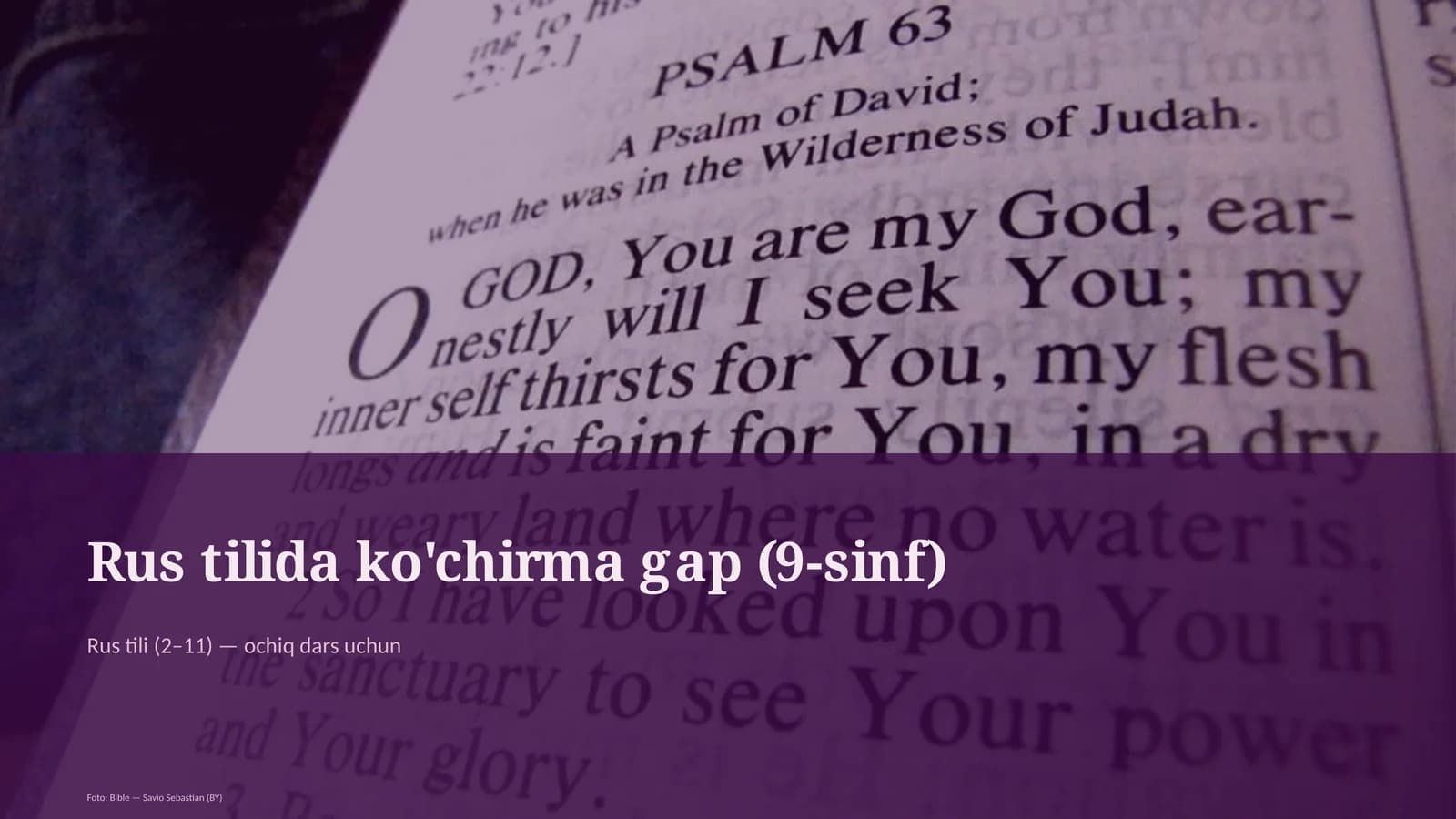 Rus tilida ko'chirma gap (9-sinf)