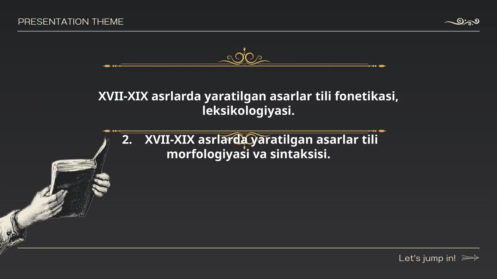 XVII-XIX asr adabiy asarlarida fonetik xususiyatlar