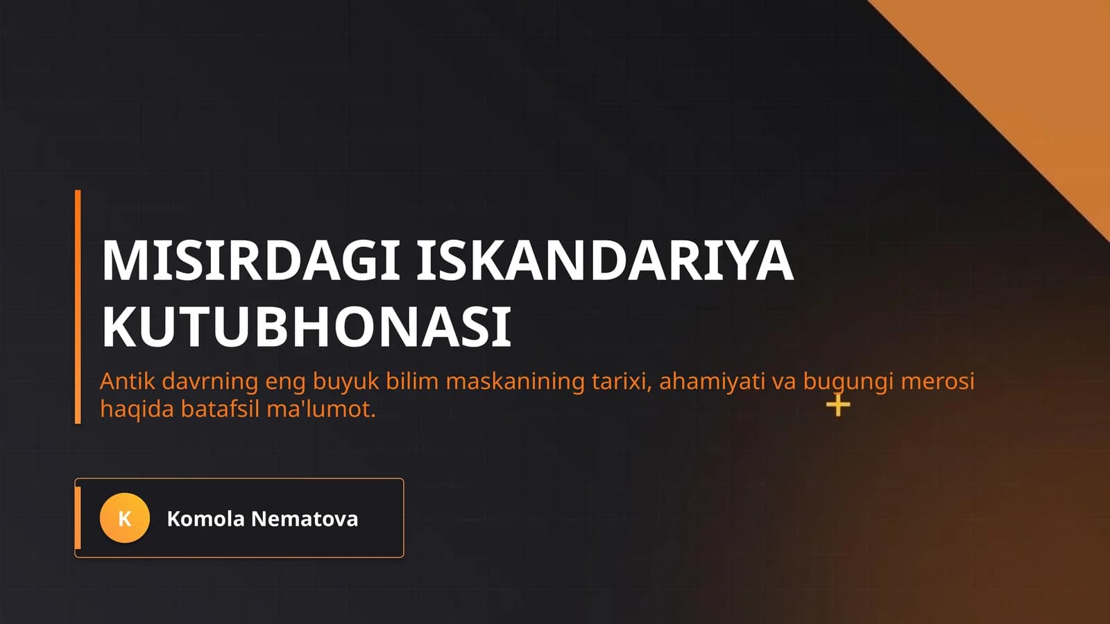 Misirdagi iskandariya kutubhonasi