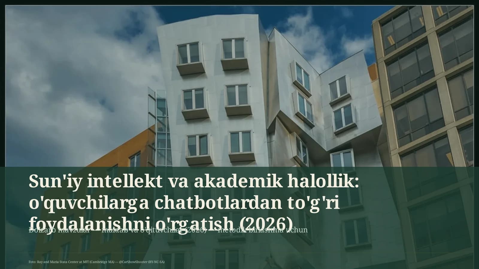 Sun'iy intellekt va akademik halollik